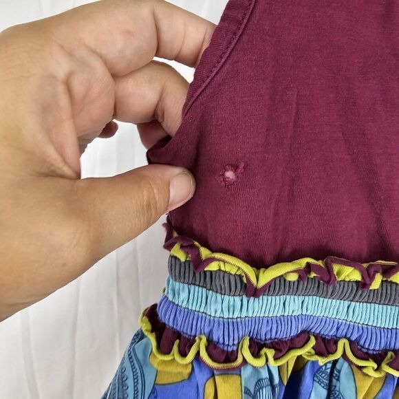 Matilda Jane Girls Size 2 Paint By Numbers Elevated Balloon Tank Dress - Picture 5 of 8